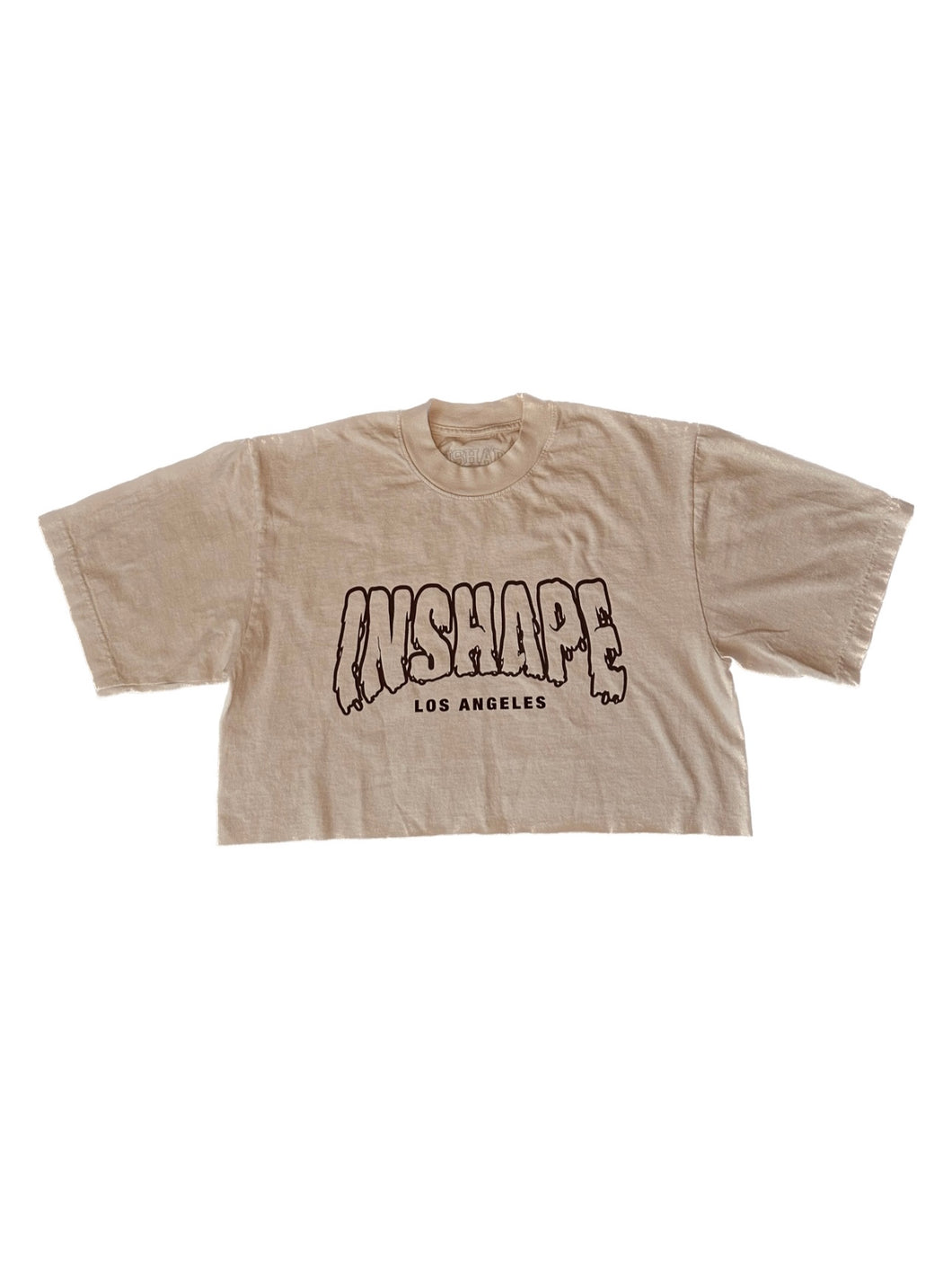 Chocolate cropped tee