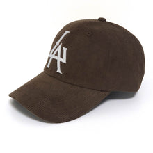 Load image into Gallery viewer, Brown Corduroy dad cap
