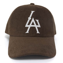 Load image into Gallery viewer, Brown Corduroy dad cap
